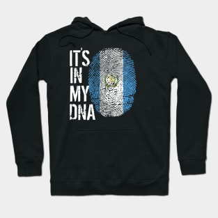 Guatemala Flag Fingerprint My Story DNA Guatemalan Hoodie